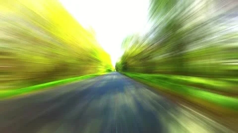 Ride on a car Stock Footage 12593267