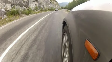 Ride On A Car Stock Footage 20645845