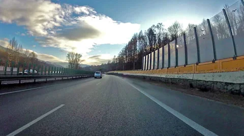 Ride in  a car Stock Footage 33979895