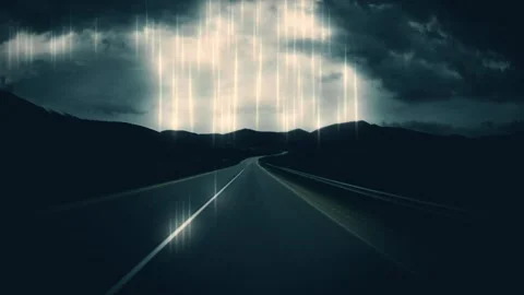 Ride on a car - night timelapse 库存影片 148023294