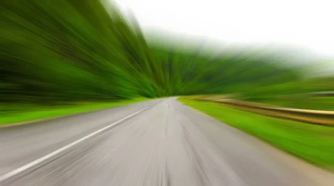 Ride in  a car. timelapse. Stock Footage 46154886