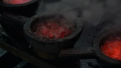 Ride Cymbals Making Process in Workshop 4K Video Stock Footage 103343029