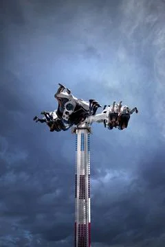 Ride in a fairground Stock Photos