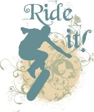 Ride it Stock Illustration