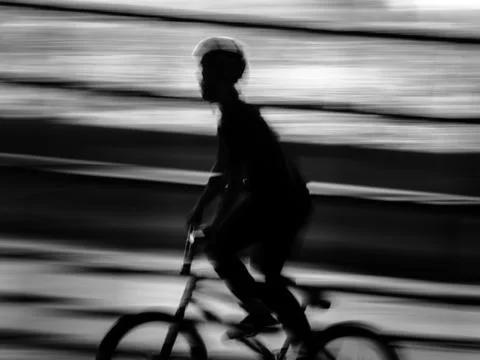 Ride in motion blur Stock Photos