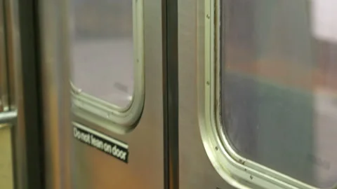 Ride NYC Subway Train in 4K Slow motion 60fps Stock-Footage 126860072