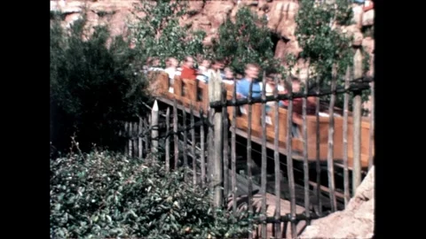 Ride on a rollercoaster Video stock 276289779