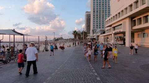 ride in Tel Aviv Video stock 92817287