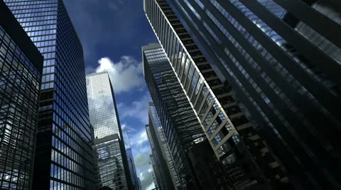 Ride through the city Stock Footage