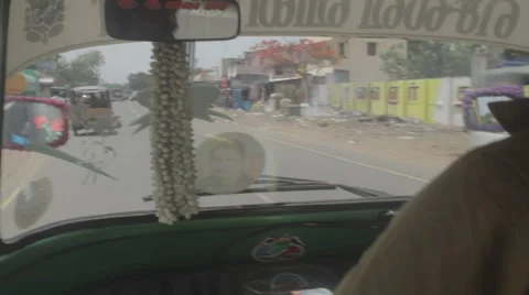 Ride through India town Stock Footage 49836833
