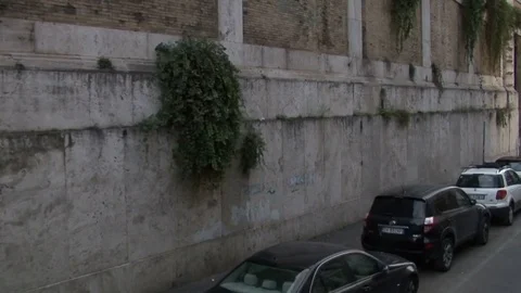 Ride  through the streets of Rome Video stock 72436891