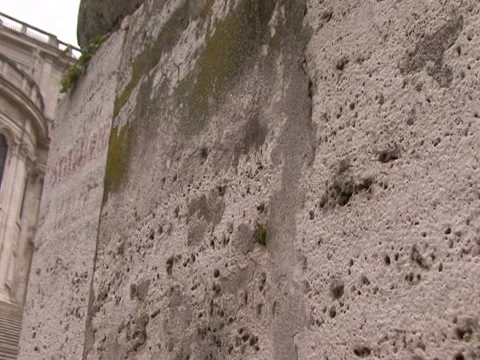 Ride through the streets of Rome Video stock 72456825