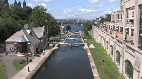 Rideau Canal, Ottawa Stock Footage 31867221