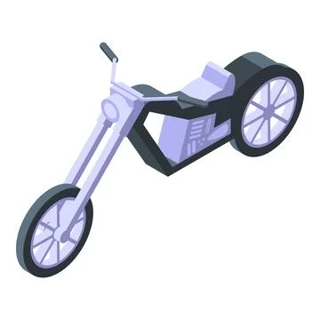 Rider bike icon isometric vector. Biker travel Stock Illustration