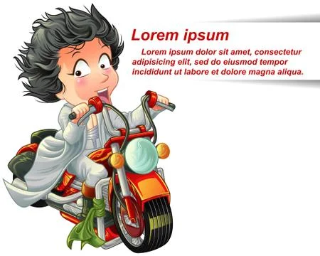 Rider character. Stock Illustration