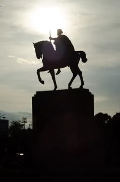 Rider statue Stock Photos