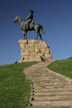 The rider in windhoek Stock Photos