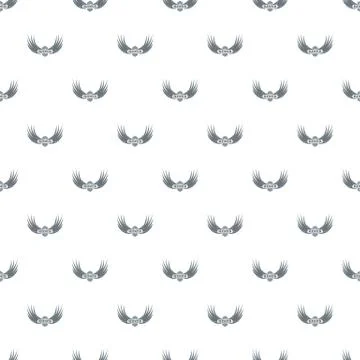 Rider wing pattern vector seamless Stock Illustration