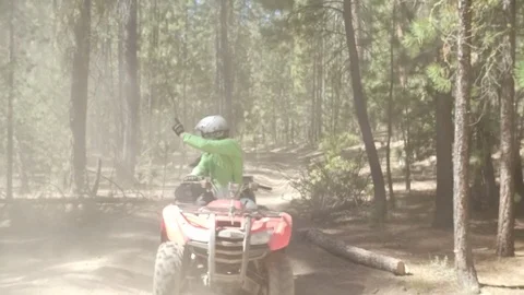 Riders ATV in Oregon Stock Footage 121593887