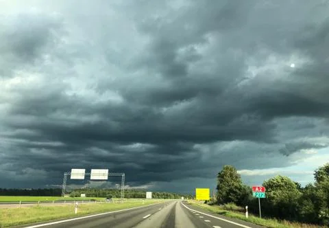 Riders of the storm. Stock Photos