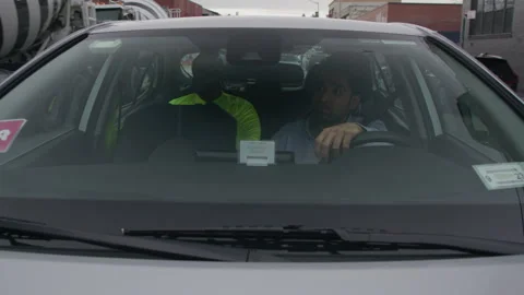 Rideshare Daytime Passenger Stock Footage 269861220