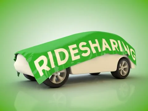 Ridesharing Stock Illustration