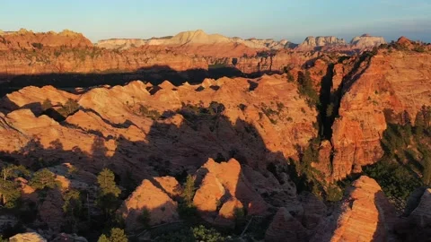 Ridge between Lee and Cave Valley Stock Footage 170279238