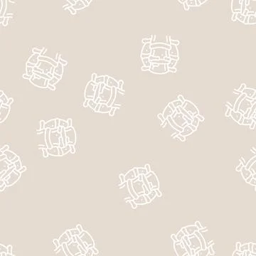 Ridge gout line seamless pattern Illustrazione stock