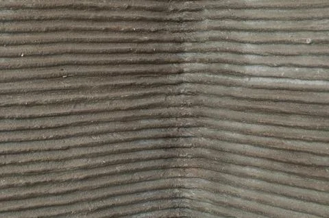 Ridged Concrete Wall Texture with Horizontal Grooved Pattern Stock Photos
