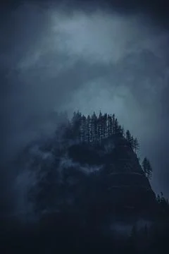 Ridgeline Clouds Foto stock