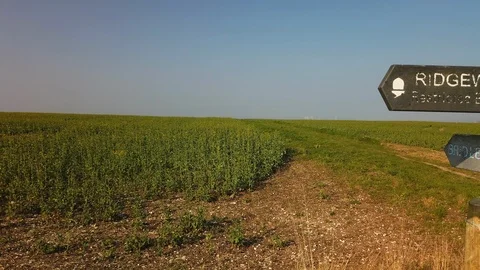 The Ridgeway.  South Downs, England Stock Footage 105579360