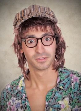 Ridiculous boy Stock Photos