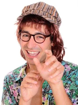 Ridiculous boy Stock Photos