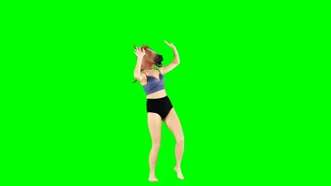 Ridiculous Dance Green Screen Stock Footage 104670418