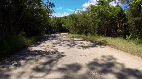 Riding back on the dirt road Video stock 41481817