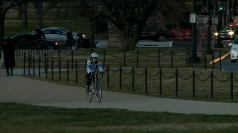 Riding bicycle Stock Footage 10819014