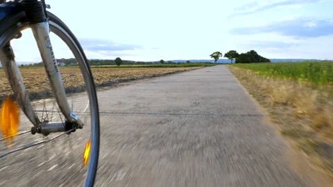 Riding on a bicycle 스톡 동영상 135167378