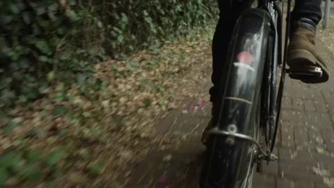 Riding a Bicycle Stock Footage 137550267