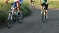 Riding on bike in the park HD Footage