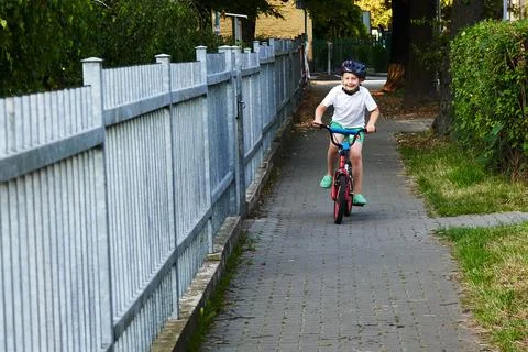 Riding boy Stock Photos