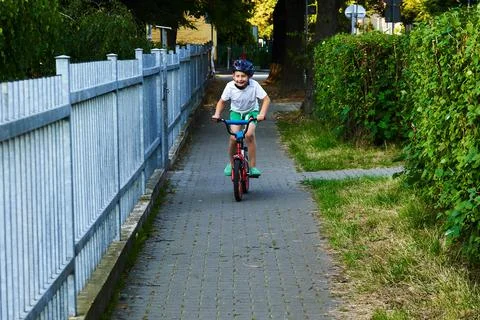 Riding boy Stock Photos