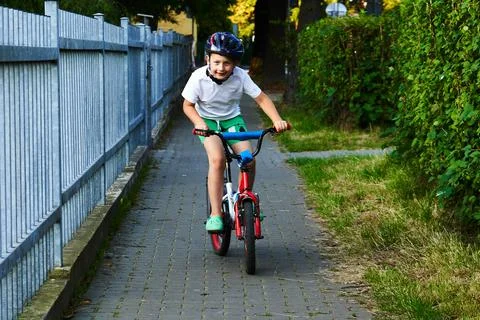 Riding boy Stock Photos