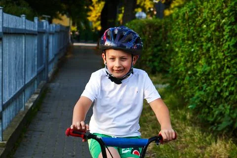 Riding boy Stock Photos