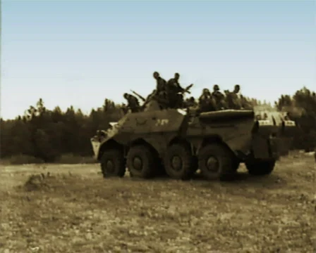 Riding BTR PAL 库存影片 265008