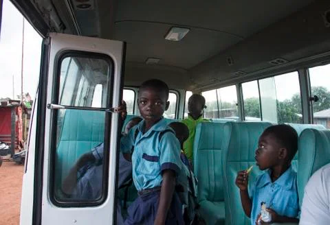 Riding the bus Stock Photos
