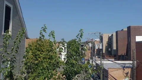 Riding the Chicago Train CTA - Brown Line Southport Vidéo 165428213