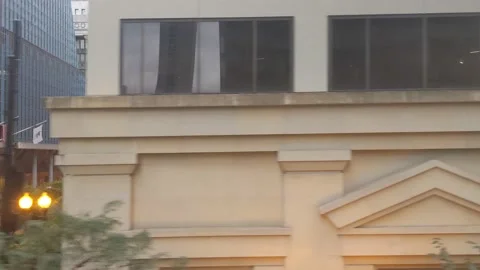 Riding Chicago Train Stock Footage 169026090