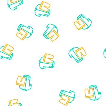 Riding cloth vector seamless pattern Illustrazione stock