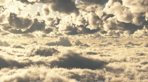 Riding the Clouds Stock Footage 989427