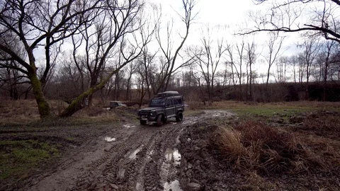 Riding on the dirt OffRoad Stock Footage 122522710